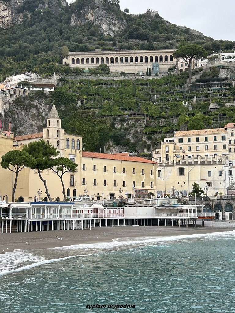 Amalfi widok z pomostu