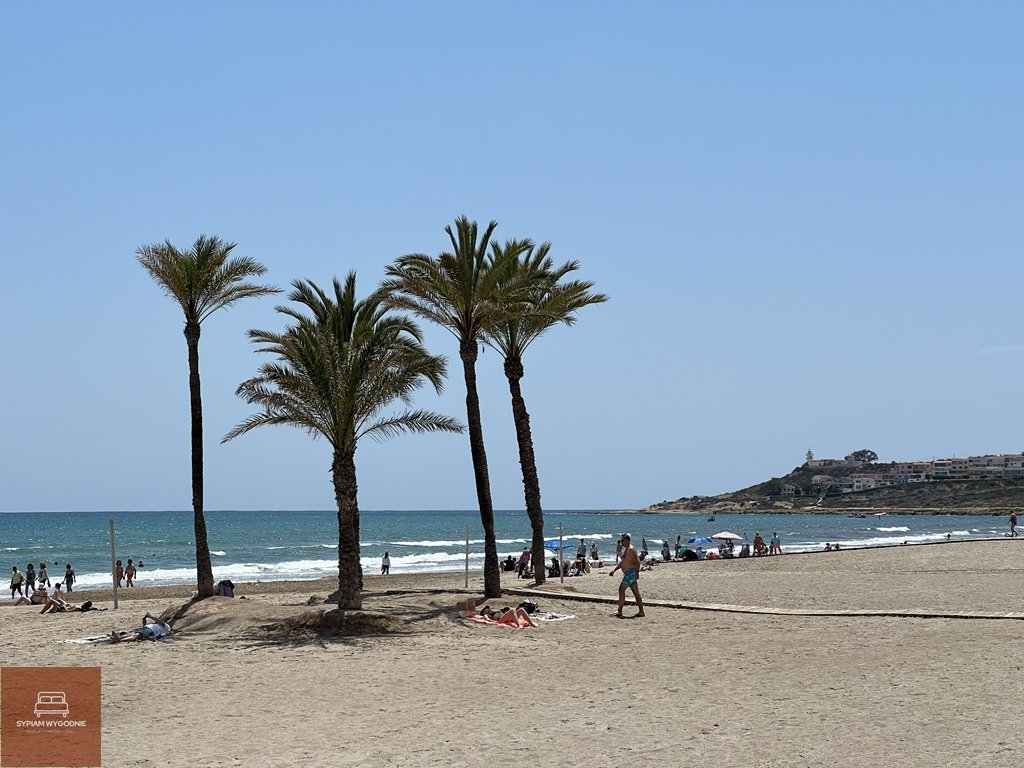 Plaża w Alicante, dojedziesz tu tramwajem